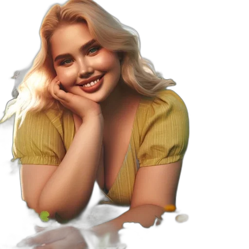 face, hair, photorealistic, oil painting transparent PNG cut-out