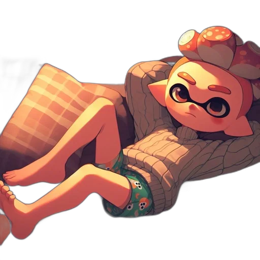 dress, hat, creature, weapon transparent PNG cut-out