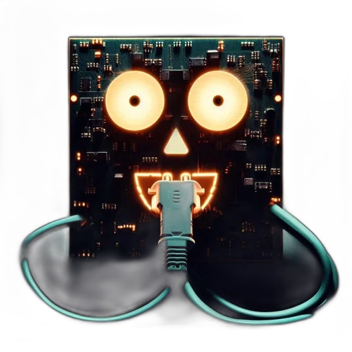 mask, robot, face, creature transparent PNG cut-out