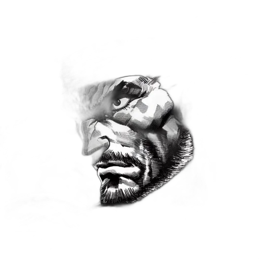 face, mask, crown, creature transparent PNG cut-out