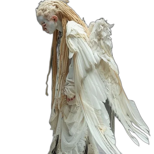 staff, creature, mask, jacket transparent PNG cut-out