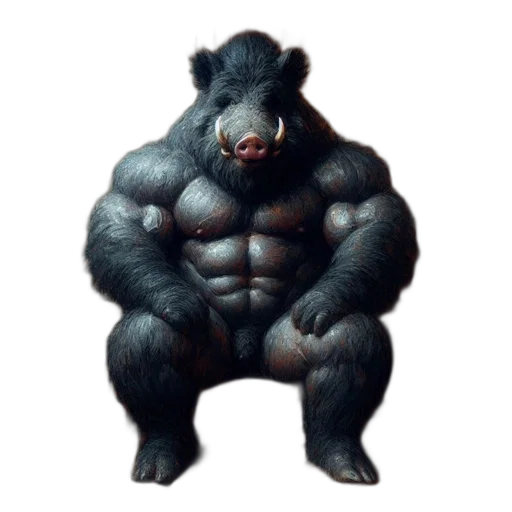 animal, creature, concept art, photorealistic transparent PNG cut-out