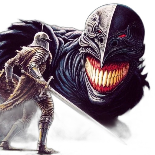 creature, concept art, comic book art, fantasy art transparent PNG cut-out