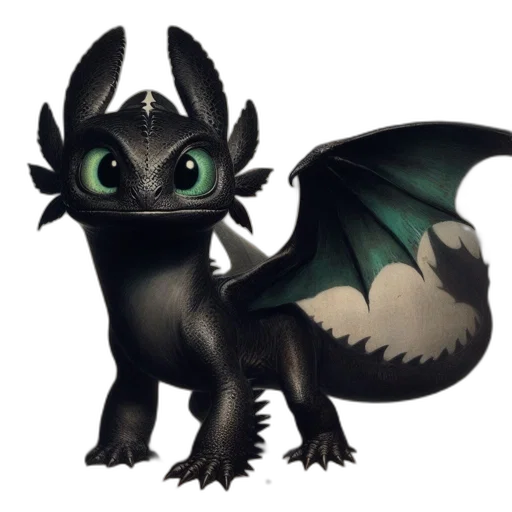 dragon, creature, animal, staff transparent PNG cut-out