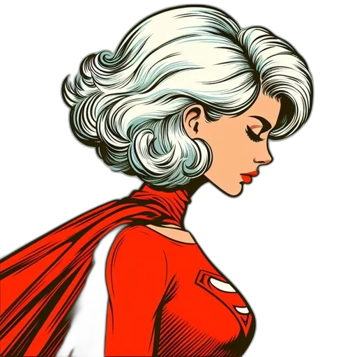 dress, comic book art, cartoon, concept art transparent PNG cut-out