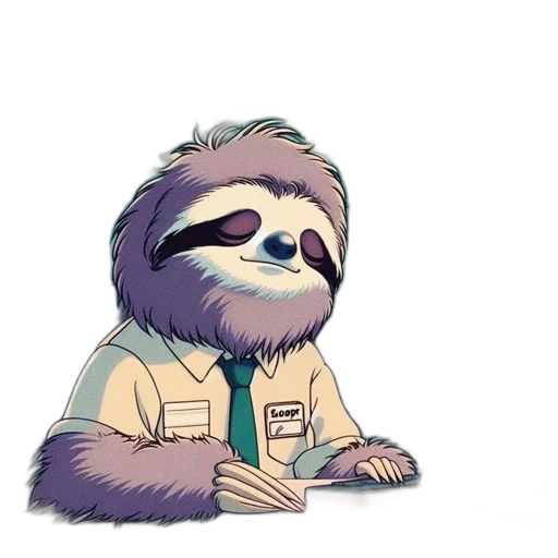 staff, animal, creature, cartoon transparent PNG cut-out