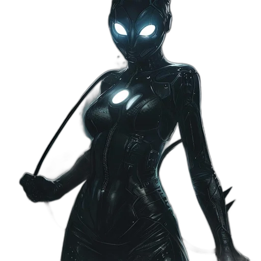 mask, dress, staff, creature transparent PNG cut-out