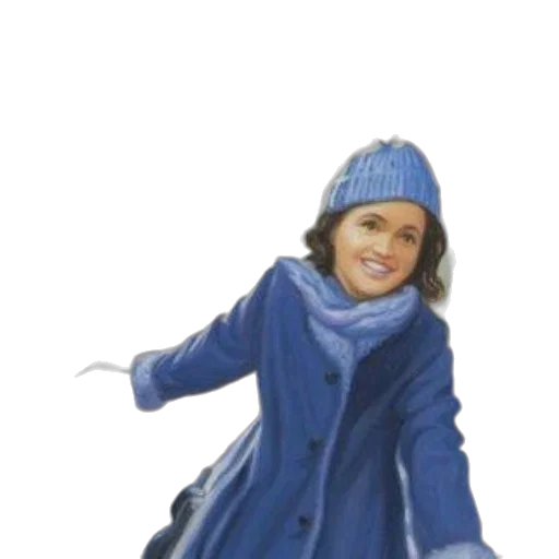 jacket, umbrella, creature, hat transparent PNG cut-out