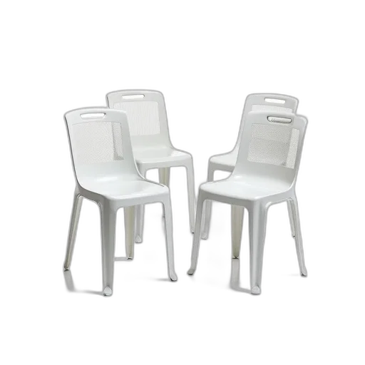 furniture, 3d render, set, four transparent PNG cut-out
