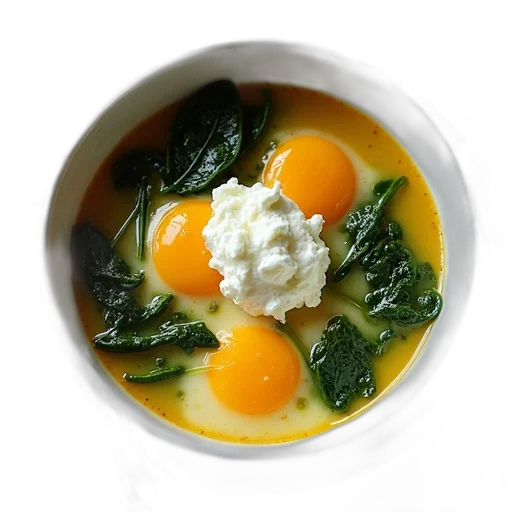 food, bowl, soup, eggs transparent PNG cut-out