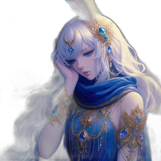 dragon, dress, crown, mask transparent PNG cut-out