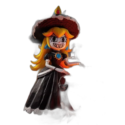 staff, hat, concept art, 3d render transparent PNG cut-out
