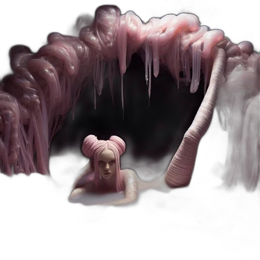 creature, hair, animal, mask transparent PNG cut-out
