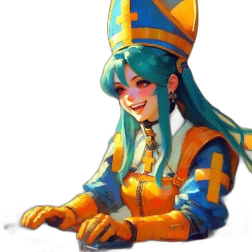 staff, crown, robot, mask transparent PNG cut-out