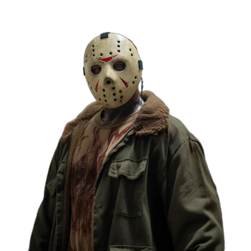 mask, jacket, concept art, person transparent PNG cut-out