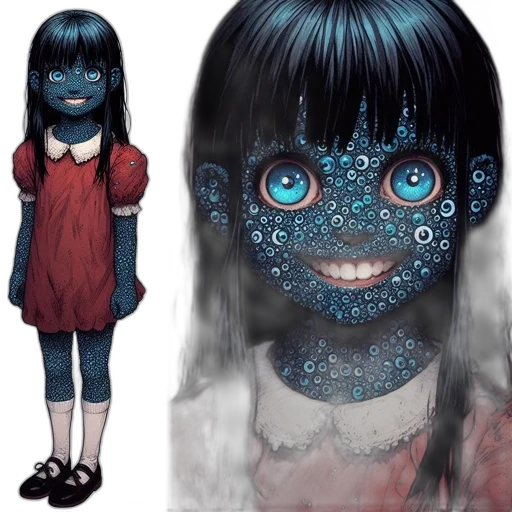 mask, creature, face, robot transparent PNG cut-out