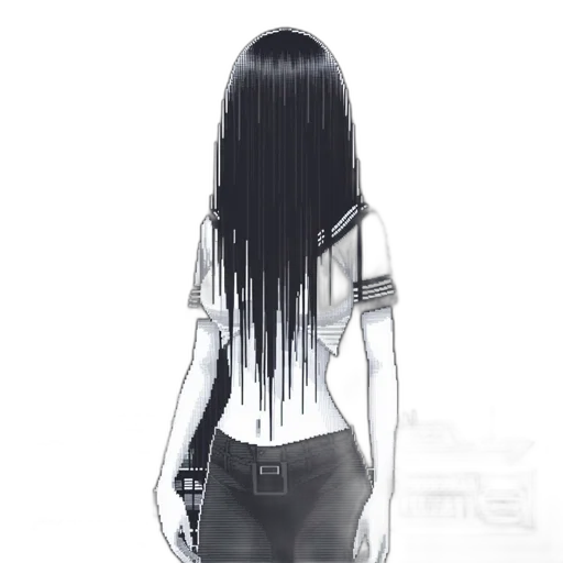 hair, dress, creature, jacket transparent PNG cut-out