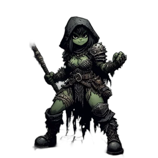 staff, weapon, creature, concept art transparent PNG cut-out