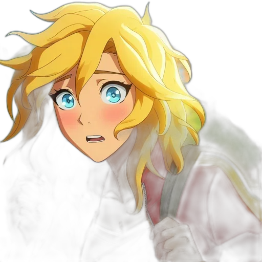 face, watercolor, anime, concept art transparent PNG cut-out