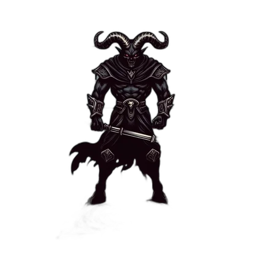 dragon, mask, creature, sword transparent PNG cut-out
