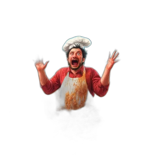 staff, food, creature, face transparent PNG cut-out