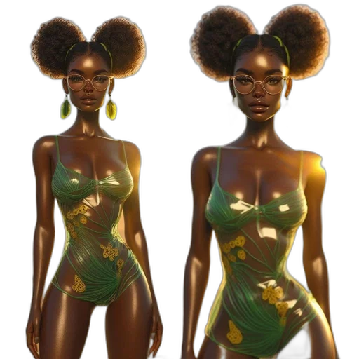dress, concept art, 3d render, fantasy art transparent PNG cut-out