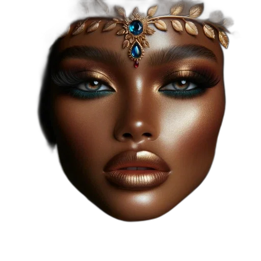 jewelry, crown, face, mask transparent PNG cut-out