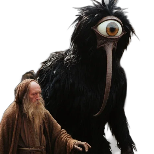 creature, animal, staff, concept art transparent PNG cut-out