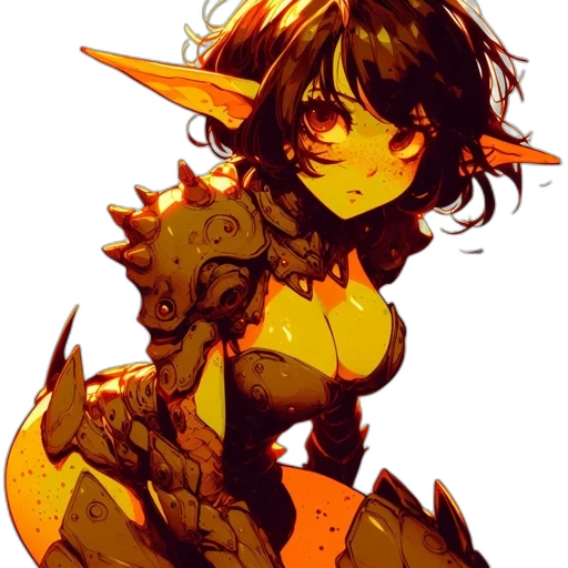 dragon, staff, weapon, creature transparent PNG cut-out