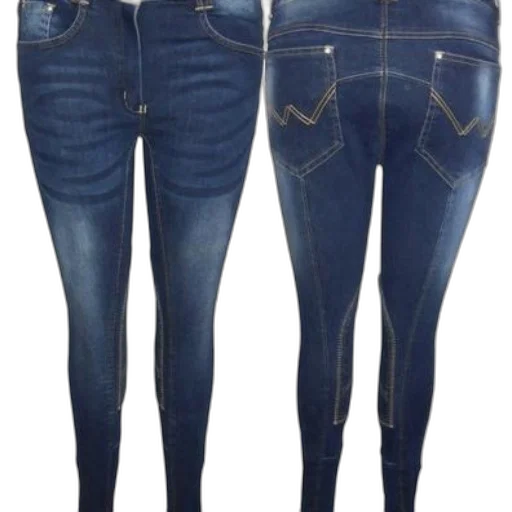 pair, dark, blue, denim transparent PNG cut-out