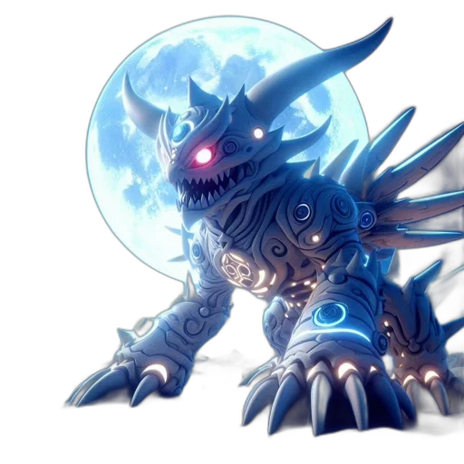 dragon, staff, creature, weapon transparent PNG cut-out