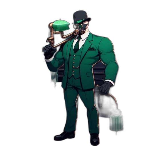 staff, mask, bottle, hat transparent PNG cut-out