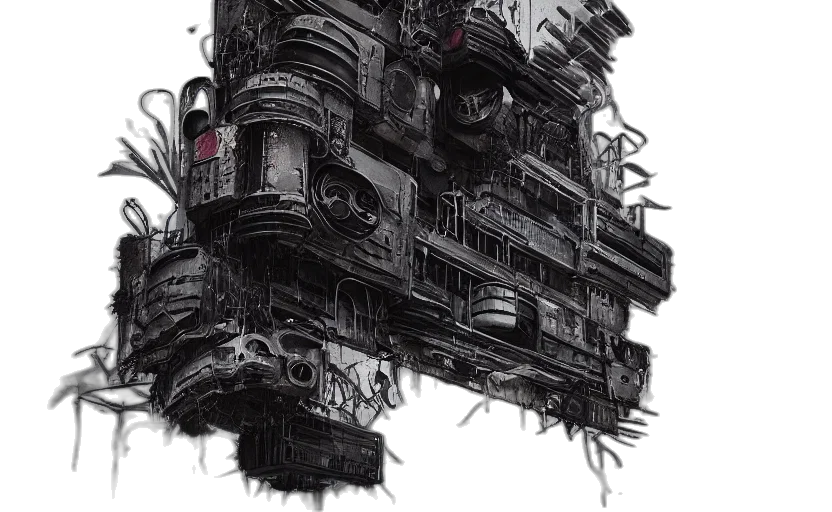 car, robot, building, face transparent PNG cut-out