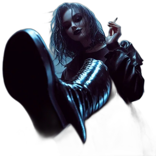 jacket, weapon, mask, staff transparent PNG cut-out