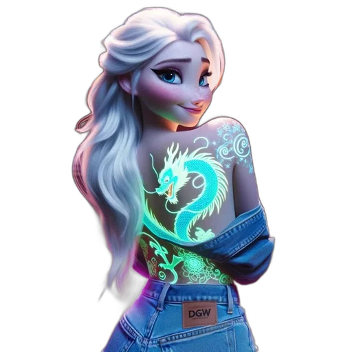 jacket, dress, robot, dragon transparent PNG cut-out