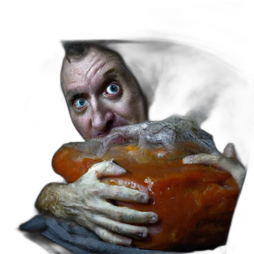 food, creature, animal, face transparent PNG cut-out