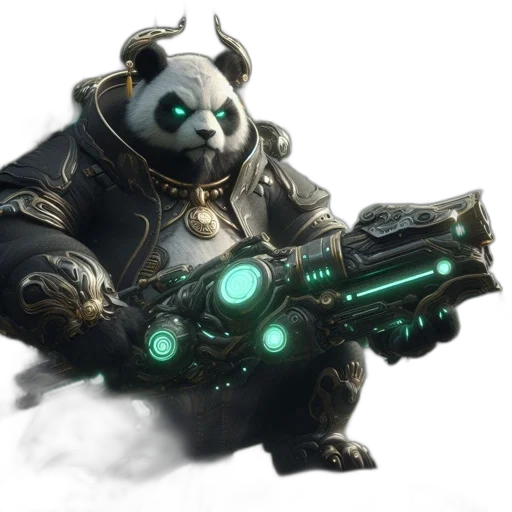 weapon, robot, staff, animal transparent PNG cut-out