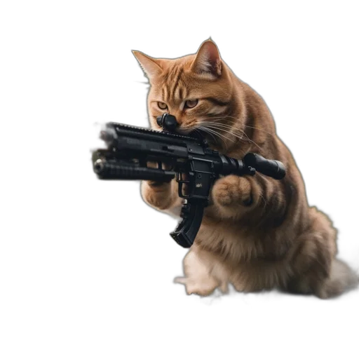weapon, animal, staff, photorealistic transparent PNG cut-out