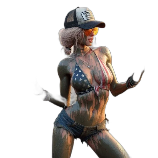 hat, weapon, concept art, 3d render transparent PNG cut-out