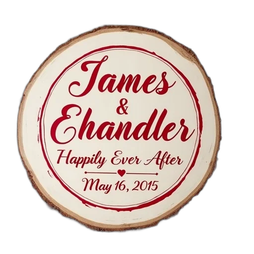 wooden, sign, red, white transparent PNG cut-out