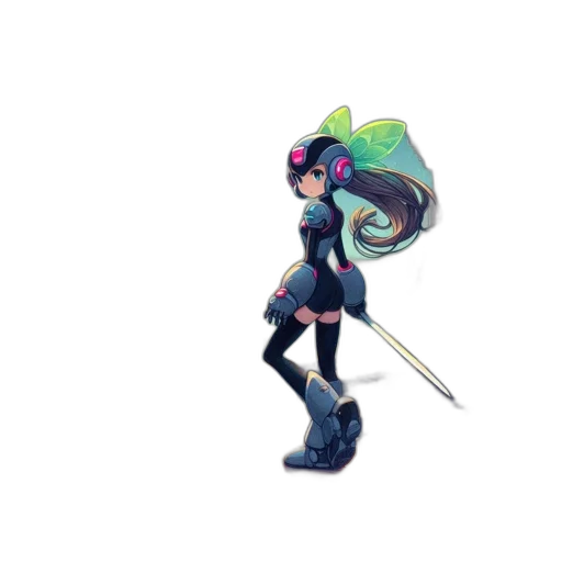 staff, weapon, sword, robot transparent PNG cut-out