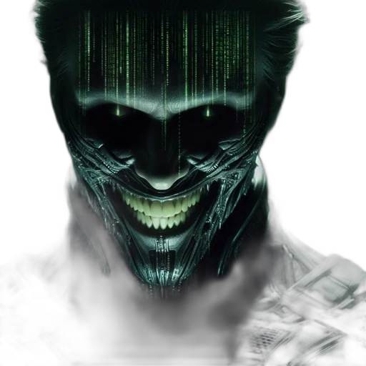 mask, face, robot, creature transparent PNG cut-out