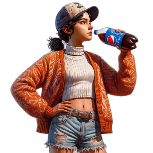 jacket, bottle, food, concept art transparent PNG cut-out
