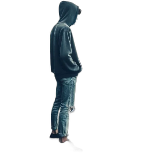 jacket, robot, shoes, staff transparent PNG cut-out