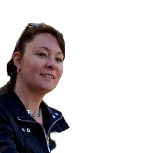 staff, jacket, face, jewelry transparent PNG cut-out