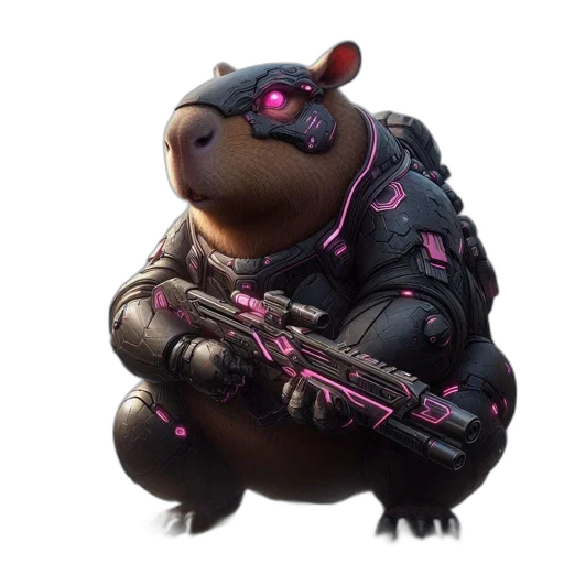 animal, creature, weapon, staff transparent PNG cut-out