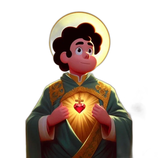 crown, staff, concept art, 3d render transparent PNG cut-out