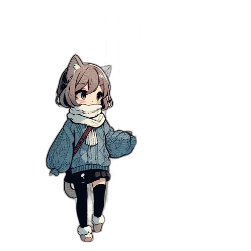 staff, jacket, creature, animal transparent PNG cut-out