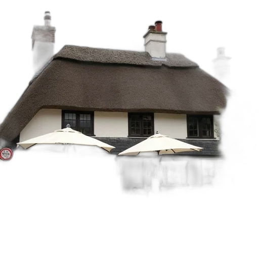 building, umbrella, car, furniture transparent PNG cut-out