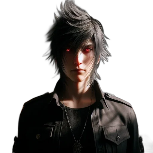 jacket, face, concept art, photorealistic transparent PNG cut-out